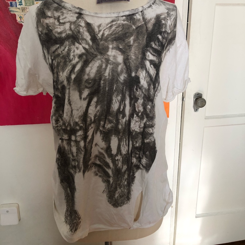 All Saints graphic tee Tiger
